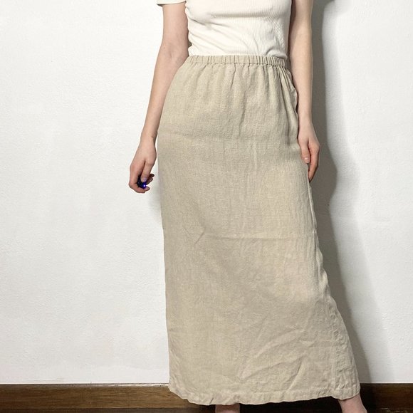 Eileen Fisher Linen Maxi Skirt - Picture 8 of 13